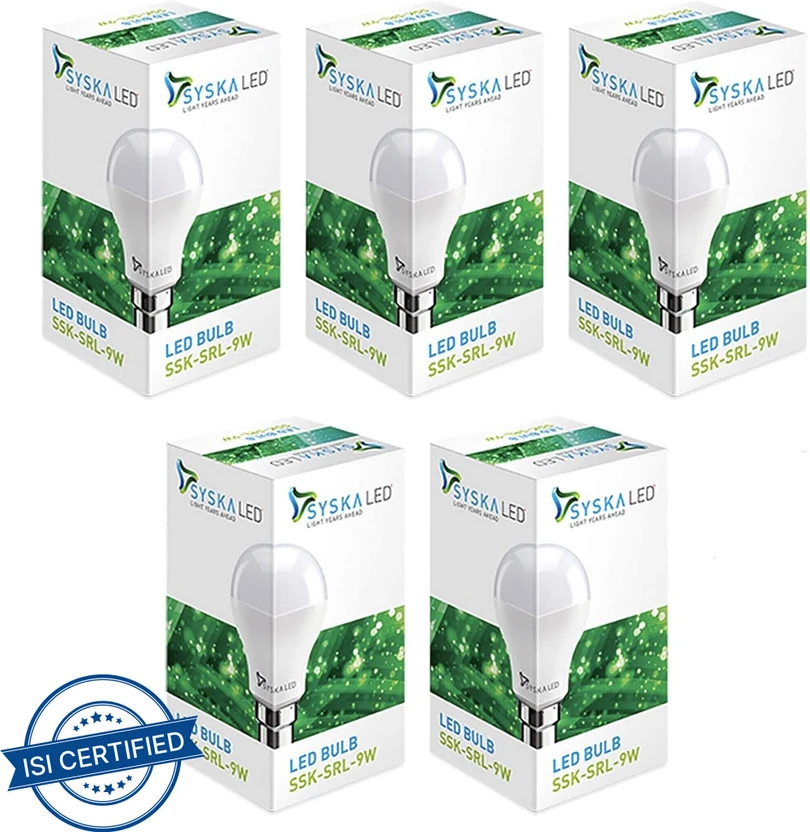 Syska 9 W Basic Standard B22 LED Bulb Flipkart sale