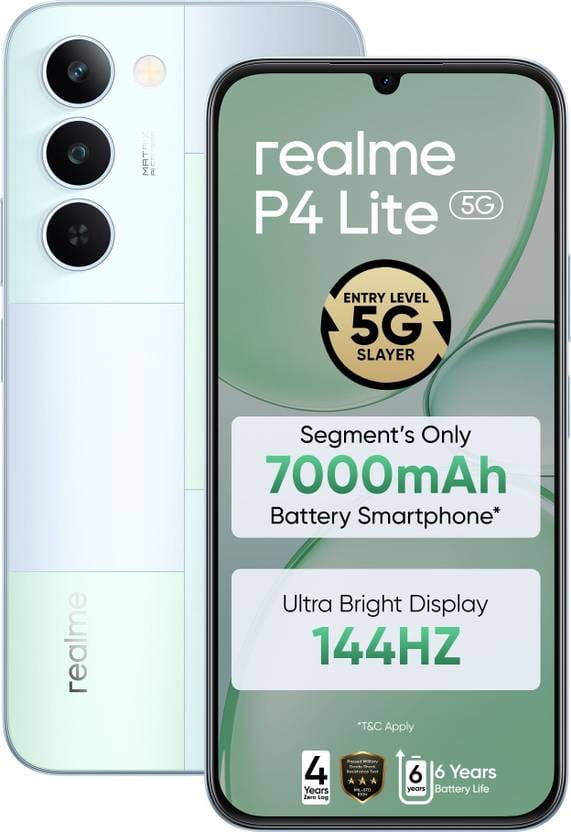 realme P4 Lite 5G (Mosaic Green, 64 GB) Flipkart sale
