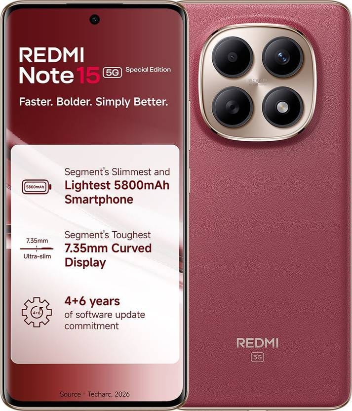 Redmi Note 15 SE 5G (Crimson Reserve, 128 GB) Flipkart sale