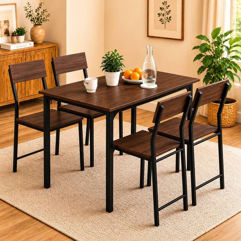 Furniba 4-Seater Dining Table Set Flipkart sale