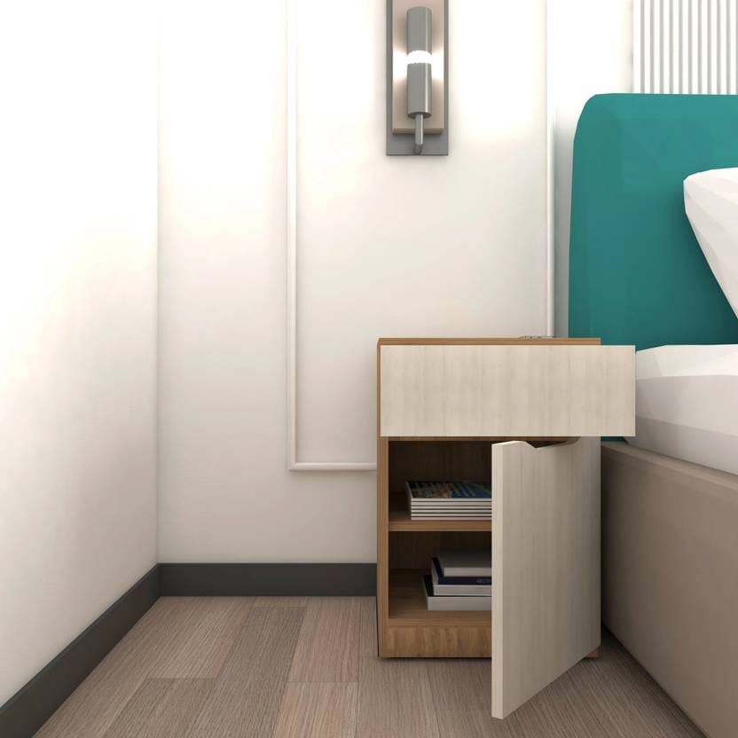 spacesbyU Sydeo Bedside Table with Drawer Flipkart sale
