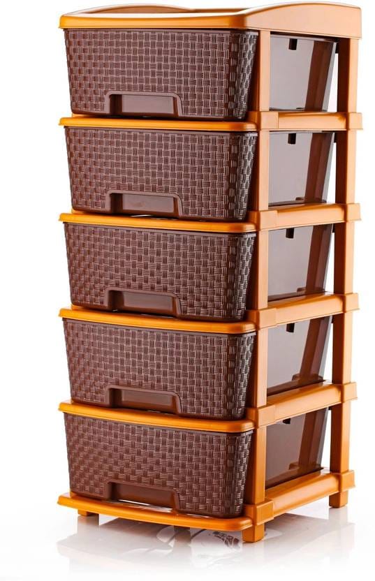 PALAK 5-Drawer Plastic Modular Storage System Flipkart sale