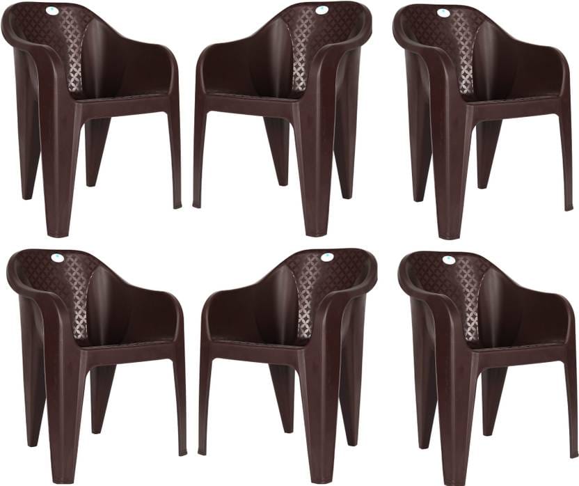 Homiboss Plastic Chairs, Set of 6 Flipkart sale