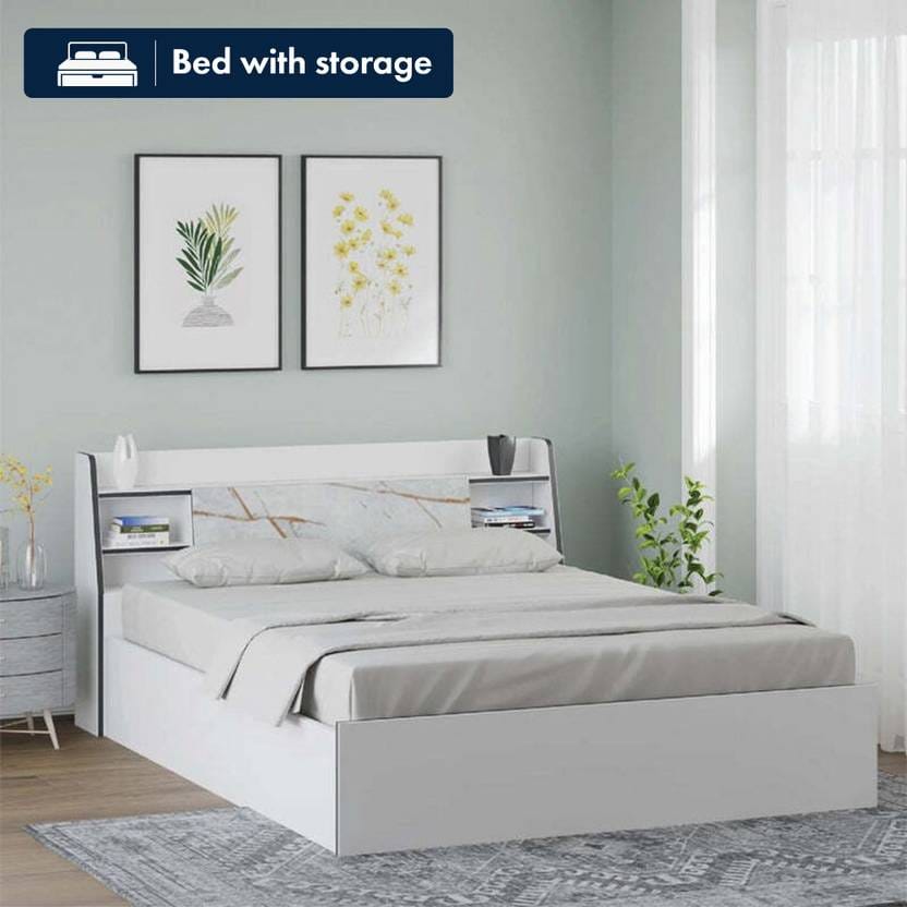 Nilkamal Marbito Queen Box Bed with Storage Flipkart sale