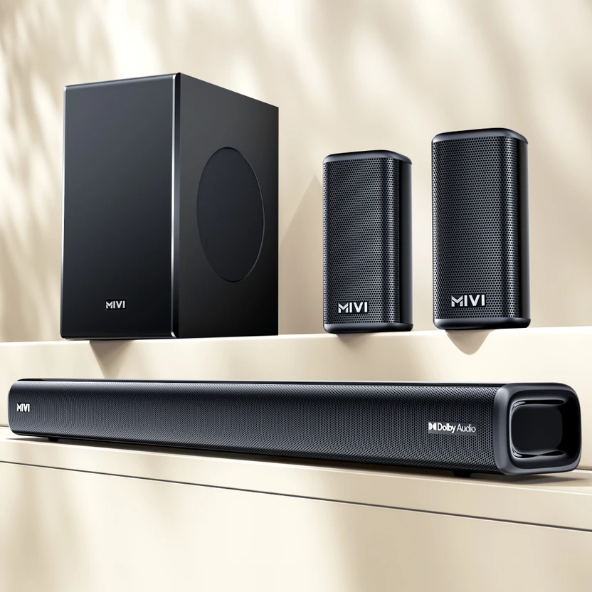 Mivi Fort H750 Soundbar, 750 Watts, Dolby Audio, 5.1 Channel, Multi-Input & EQ Modes 750 W Blue Flipkart sale