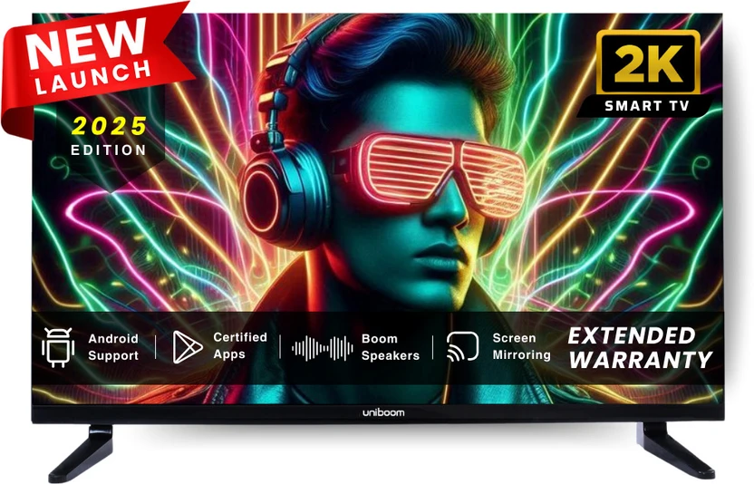 Uniboom ULTIMA 80 cm (32 inch) HD Ready LED Smart Android TV with 30W Sonic Boom Speakers - Aur Flipkart sale