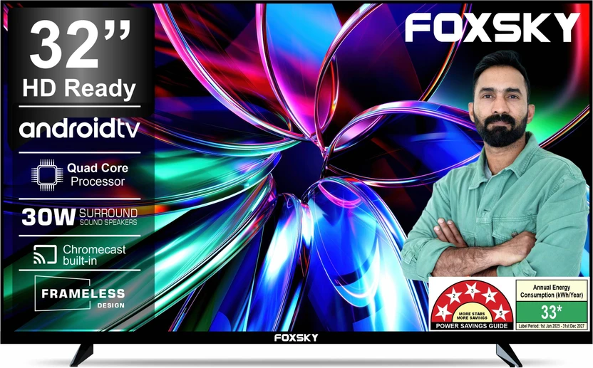 Foxsky 80 cm (32 inch) HD Ready LED Smart Android TV Flipkart sale