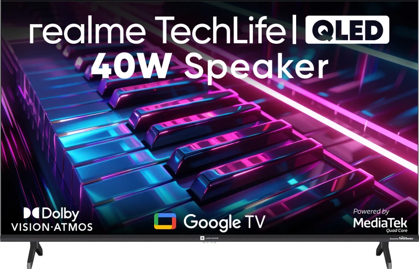 realme TechLife CineSonic Q 109 cm (43 inch) QLED Ultra HD (4K) Smart Google TV Flipkart sale