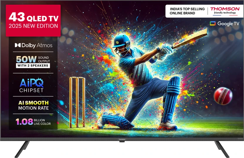 Thomson Phoenix 2025 Edition 108 cm (43 inch) QLED Ultra HD (4K) Smart Google TV with Dolby Atm Flipkart sale