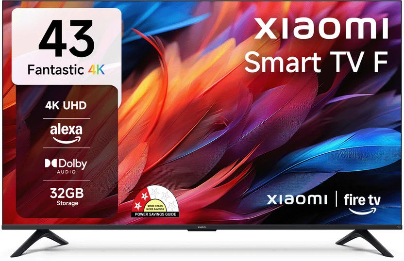 XIAOMI F Series 108 cm (43 inch) Ultra HD (4K) LED Smart Fire TV with Dolby Audio | Box Speaker Flipkart sale