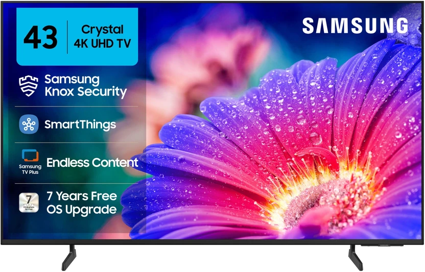 Samsung Crystal 4K Vista 108 cm (43 inch) Ultra HD (4K) LED Smart Tizen TV with 4K Upscaling | Flipkart sale