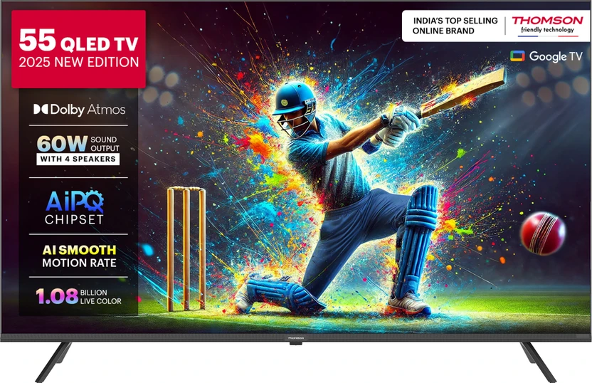 Thomson Phoenix 2025 Edition 139 cm (55 inch) QLED Ultra HD (4K) Smart Google TV with Dolby Atm Flipkart sale