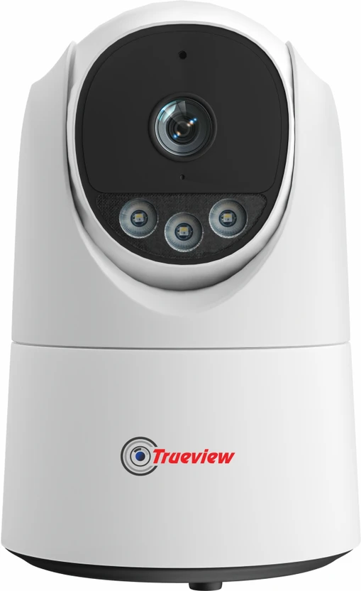 Trueview 3MP STQC WiFi Pan Tilt CCTV Camera | AI Tracking | Night Vision Security Camera Flipkart sale