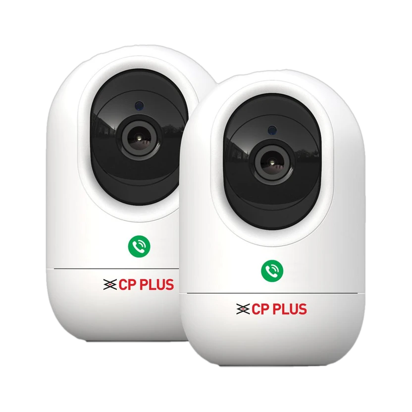 CP PLUS CP-E24Q (Pack of 2) Wi-Fi Smart CCTV Camera with Press to Call & CTC Secure Tech Securi Flipkart sale