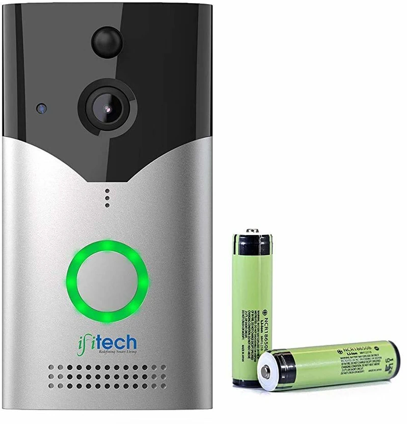 IFITech Rechargeable Smart Life Wireless Video Doorbell - Silver Video Door Phone Flipkart sale