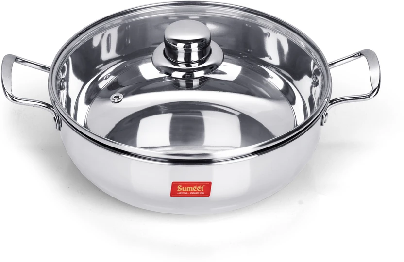 Sumeet Stainless Steel Induction Bottom (Encapsulated Bottom) Induction & Gas Stove Friendly Ka Flipkart sale