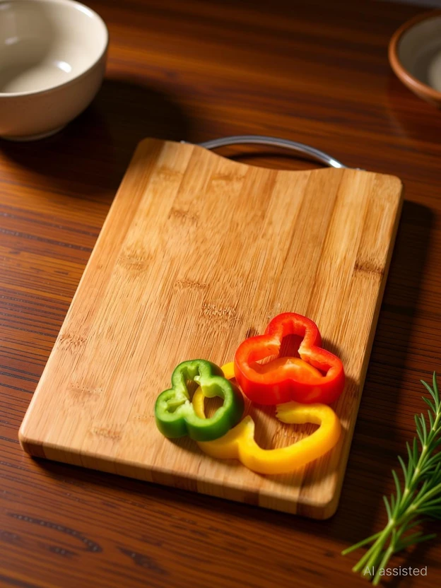 REVOLUTION (MS) Wooden Bamboo Kitchen Chopping Cutting Board for Fruits Vegetables Meat Bamboo  Flipkart sale