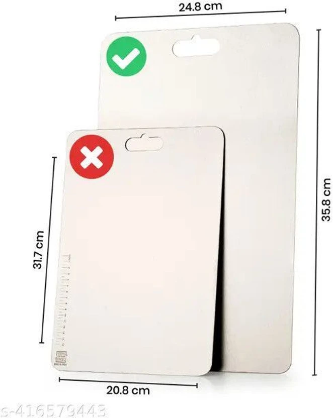 FEEDNIX steel chopping board | chopping board | cutting board | steel cutting board Stainless S Flipkart sale