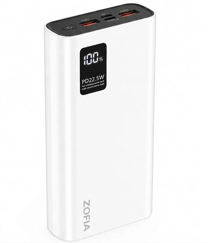 zofia 20000 mAh 22.5 W Compact Pocket Size Power Bank Flipkart sale