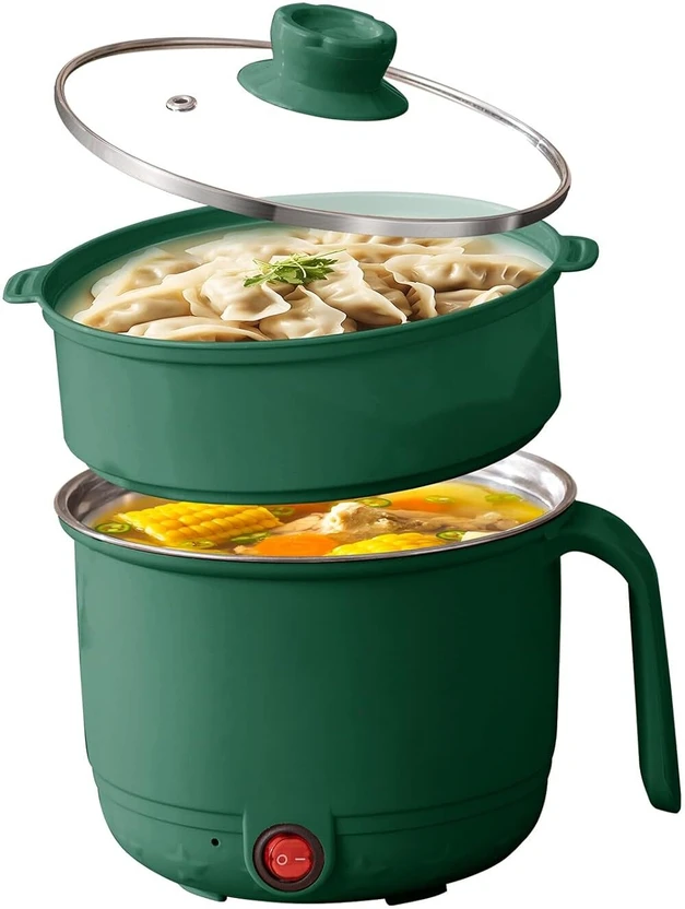 Deep Cuisine Multipurpose Electric Kettle 1.5 Litter Steel Electric Pot with Steamer Noodles Mu Flipkart sale