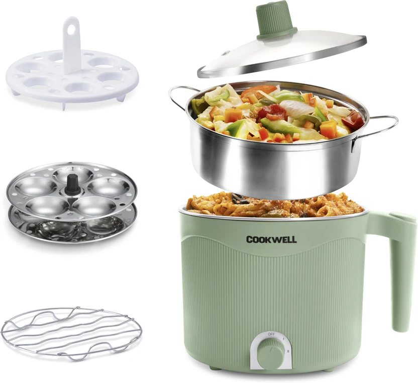 cookwell Multipurpose Steel Kettle Multi Cooker Electric Kettle Flipkart sale