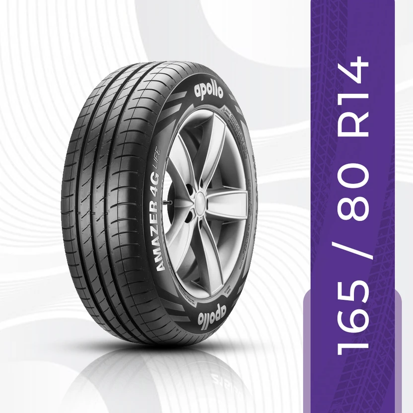 Apollo Amazer 4G Life 165/80 R14 85T Tubeless Car Tyre 4 Wheeler Tyre Flipkart sale