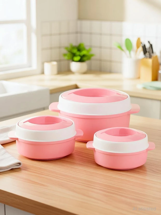 MODWARE Casserole Set 1500ml, 1000ml, 500ml Pack of 3 Thermoware Casserole Set Flipkart sale