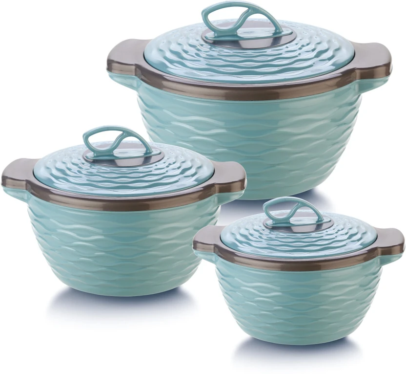 Flipkart SmartBuy Brook Classic Insulated Inner Stainless Steel Pack of 3 Thermoware Casserole Flipkart sale