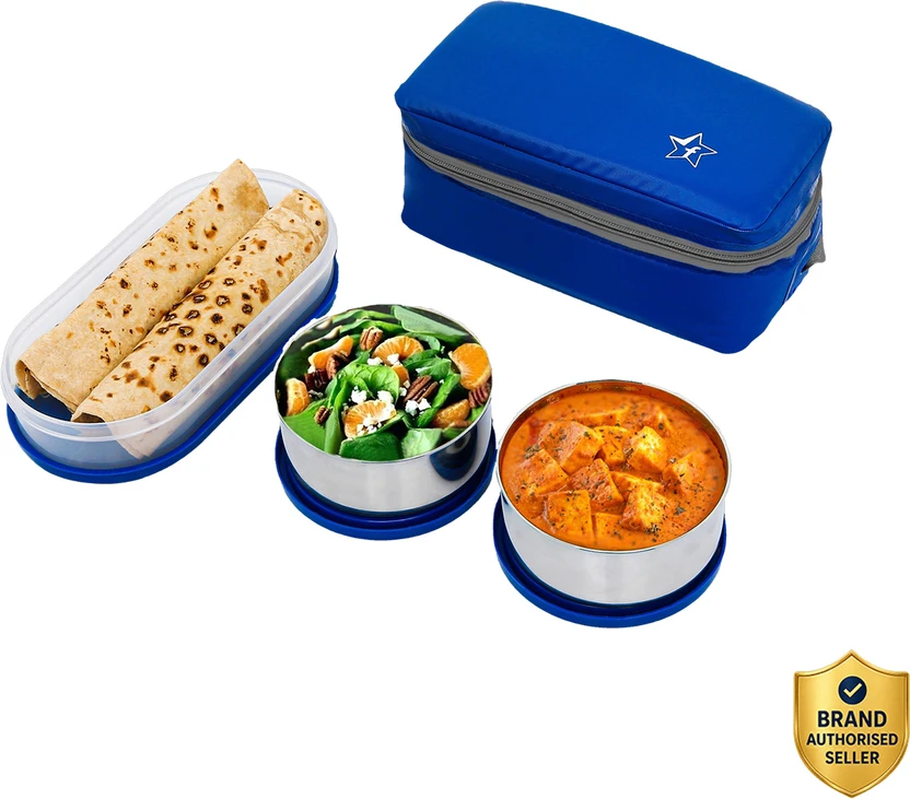 Flipkart SmartBuy Classic 3 Air Tight Containers Lunch Box Flipkart sale
