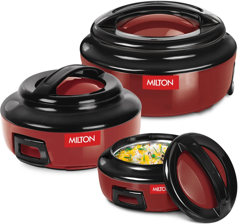 MILTON ERNESTO JR. Pack of 3 Thermoware Casserole Set Flipkart sale