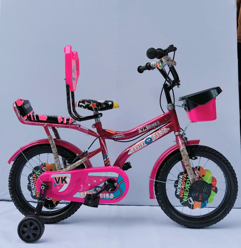 VK BIKES BICYCLE 16T ZOOM DOUBLE SEAT EDITION (PINK) FOR 4 TO 6 YEAR KIDS BABY 16 T (inch) BMX Flipkart sale