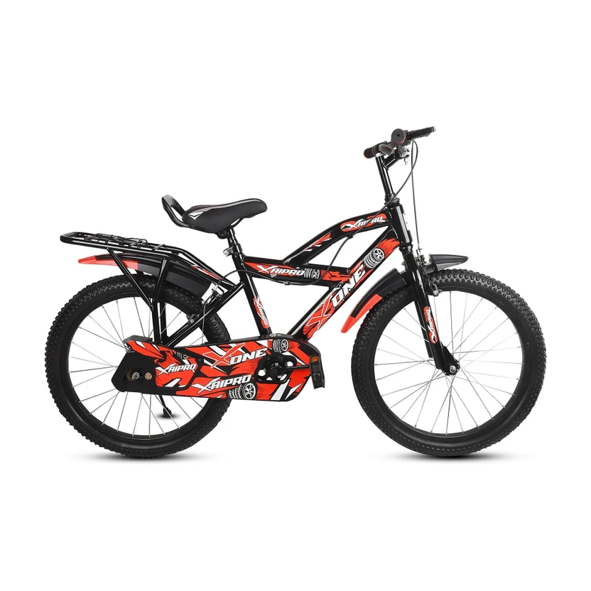 Xaipro 20T XTREEM FLORO RED M RIM 7 TO 10 YEAR KIDS CYCLE 90% ASSEMBLE CYCLE 20 T (inch) BMX Cy Flipkart sale