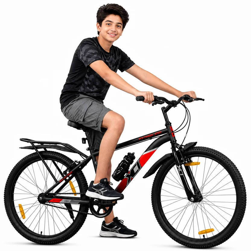 XCi PythonX 101 24T Single Speed for Men Rigid Suspension MTB Bicycle 13-inch 24 T (inch) Mount Flipkart sale