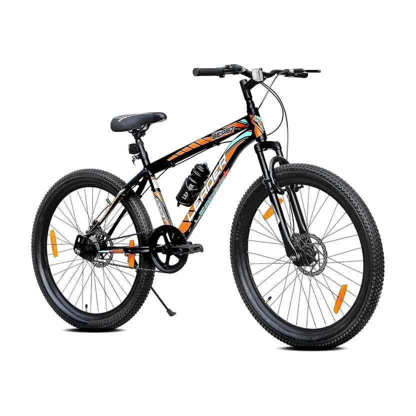 LEADER Beast 24T with Front and Disc Brake and Complete Accessories 24 T (inch) Mountain Cycle Flipkart sale