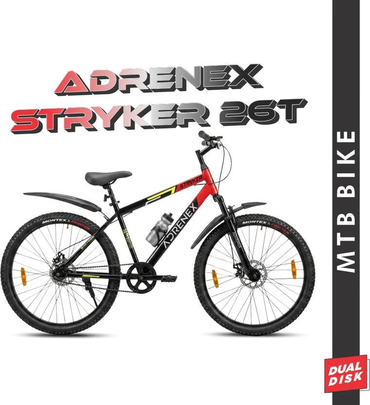Adrenex Stryker 26T FXDD | 85% Pre- Assembled | 26 T (inch) Mountain Cycle Flipkart sale