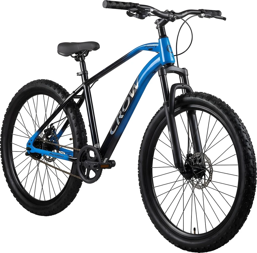 Crow BLACK NINJA SINGLE SPEED|FRONT SUSPENSION|DUAL DISC BRAKES| 29 MTB 29 T (inch) Mountain Cy Flipkart sale
