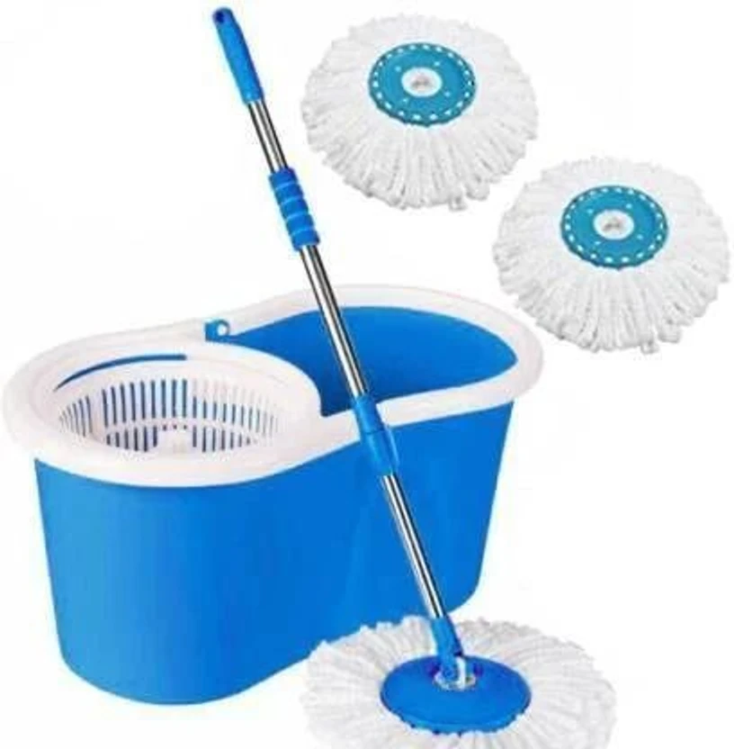 Tankit 2 Refills Mop Set Cleaning Bucket Mop Blue Classic Mop Set Flipkart sale