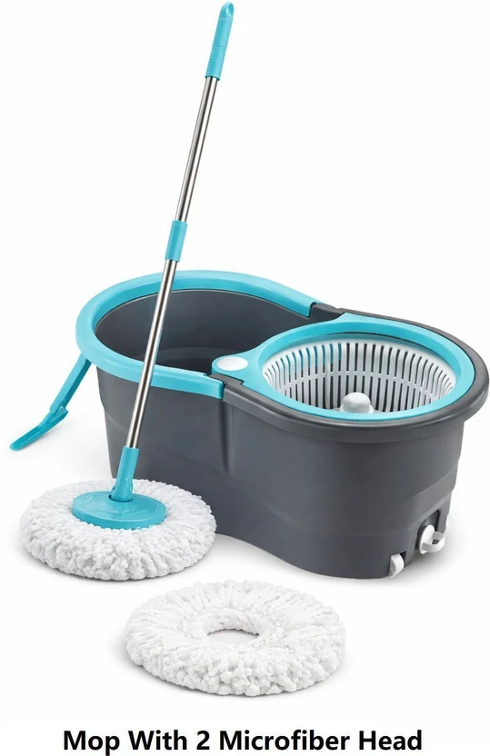 Flipkart SmartBuy 360 CLEANING BUCKET MOP SET FLOOR CLEANING MOP 2 MICROFIBER REFILL SPIN MO Flipkart sale