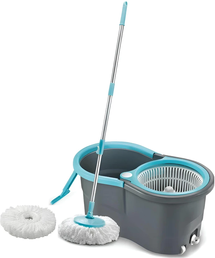 3D METRO SUPER STORE Gamma with 360° Spinner 2 Microfiber heads & Twin Bucket Mop Set Flipkart sale