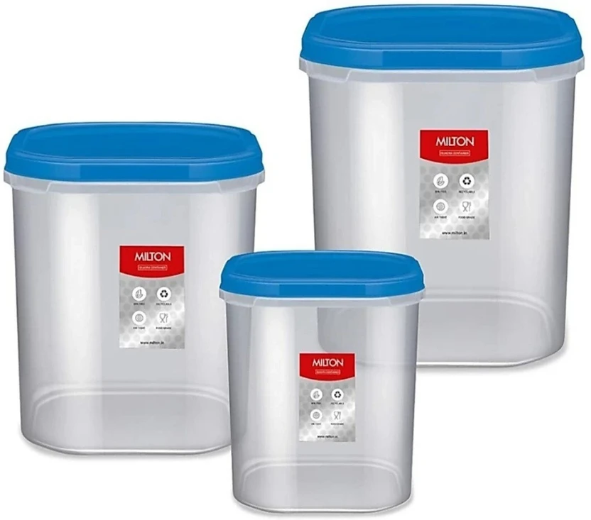 MILTON Plastic Grocery Container - 6 L, 8 L, 12 L Flipkart sale