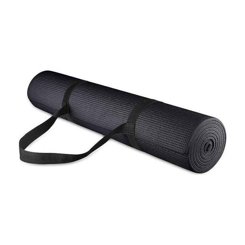 Flexura 4mm Black Yoga Mat, Anti Skid, Gym workout for Man/Women mat Black 4 mm Yoga Mat Flipkart sale
