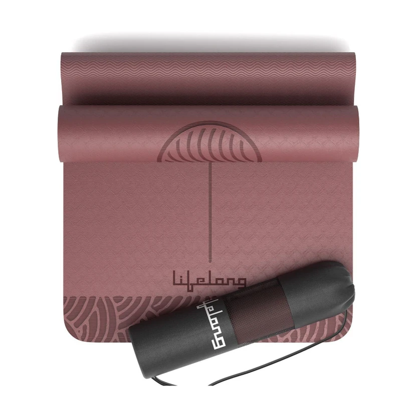 Lifelong Yoga mat for Women & Men TPE Material 5mm Anti-Slip 5 mm Yoga Mat Flipkart sale