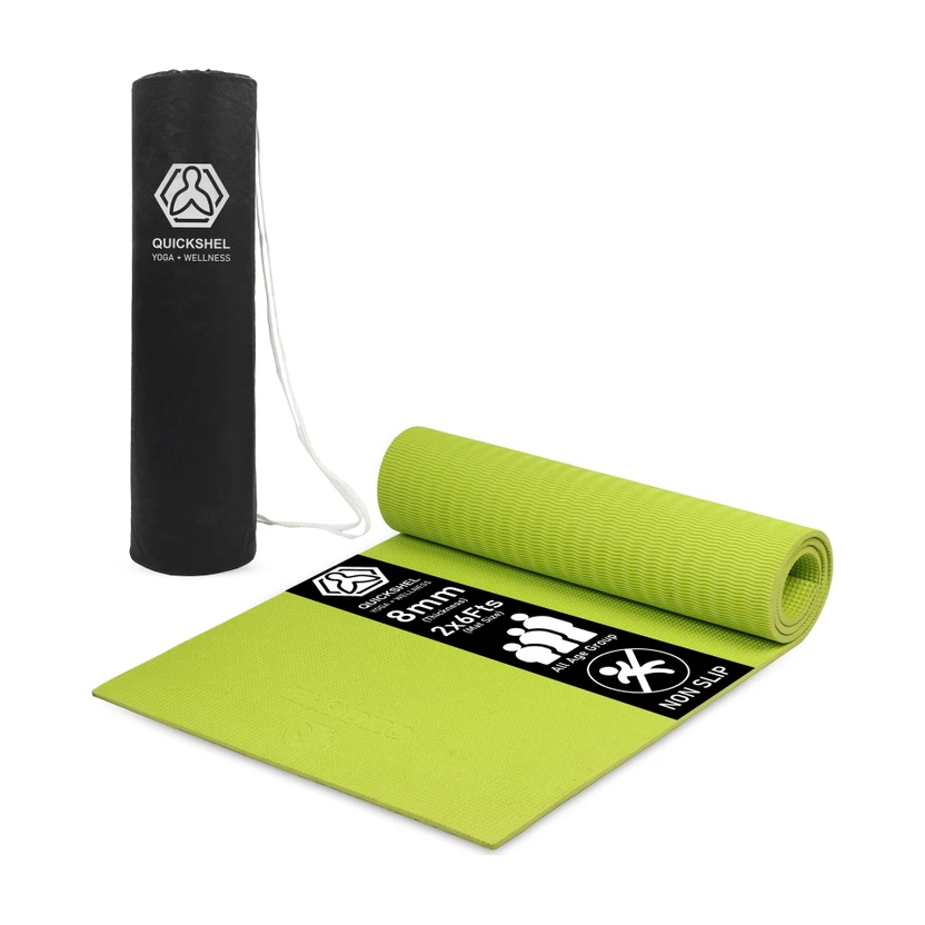 Quick Shel 6mm EVA Anti Slip Home Gym Exercise Workout Fitness for Men Women Kids with Bag G Flipkart sale