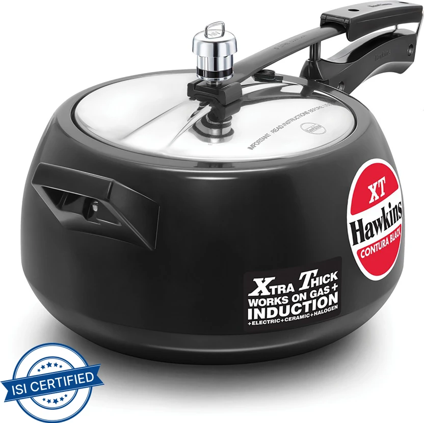 Hawkins Contura Black XT (CXT50) 5 L Inner Lid Induction Bottom Pressure Cooker Flipkart sale