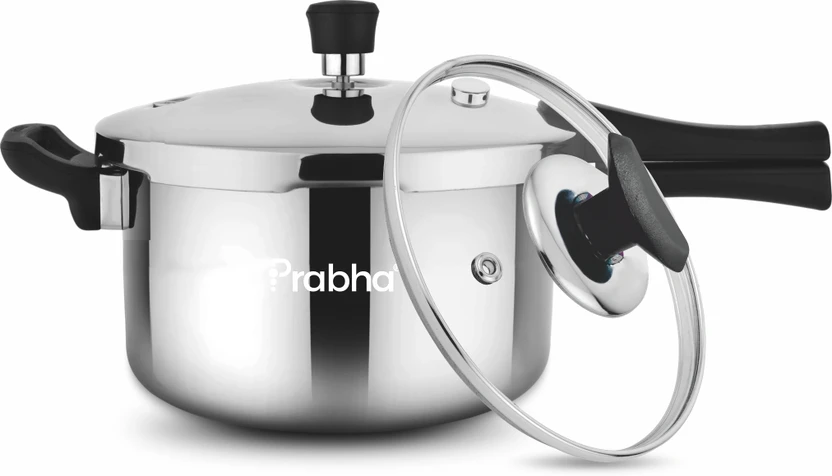 PRABHA TriPly Whizz Plus Bakelite Handle Pressure Cooker,With ISI Certified, Outer Lid, 3 L Flipkart sale