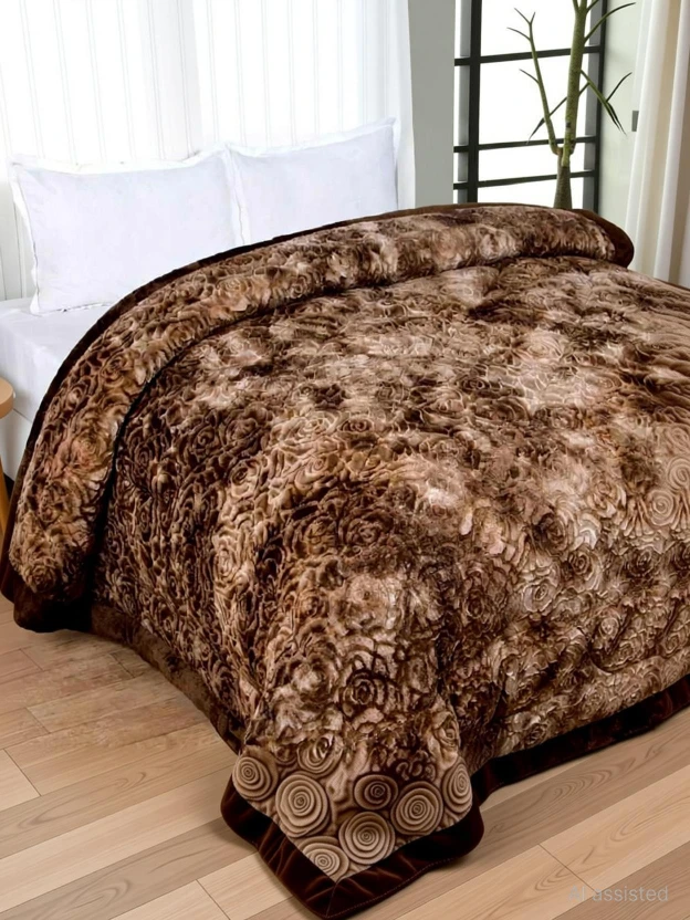 Homerica Self Design Double Quilt for Heavy Winter Flipkart sale