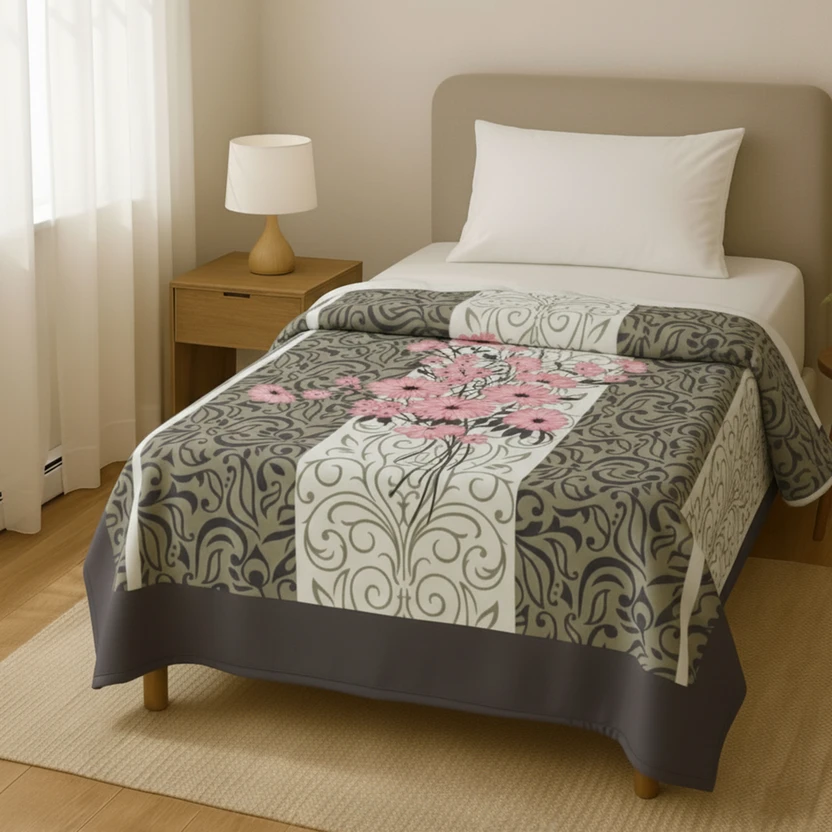 Raymond Home Floral Single Mink Blanket for Heavy Winter Flipkart sale