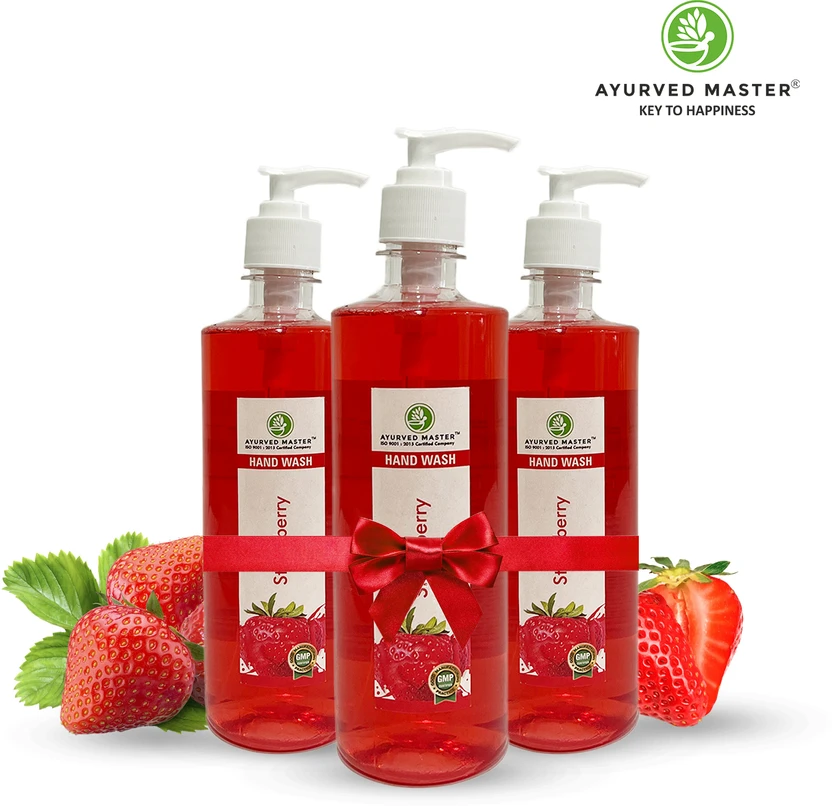 AYURVED MASTER Advanced Skincare Moisturizing Liquid Strawberry Hand Wash Refill Bottle | 50 Flipkart sale