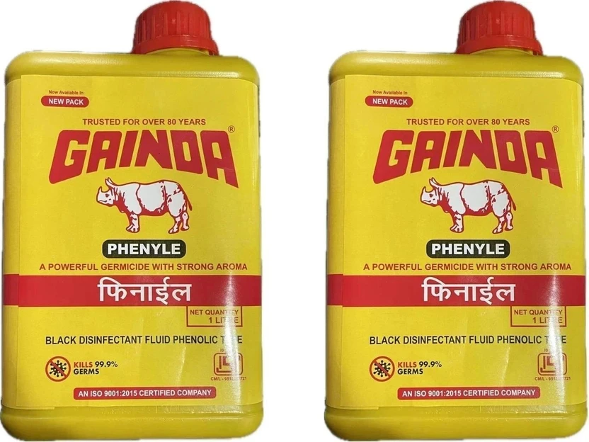 GAINDA black disinfectant phenyl 1000mlx2 strong Flipkart sale