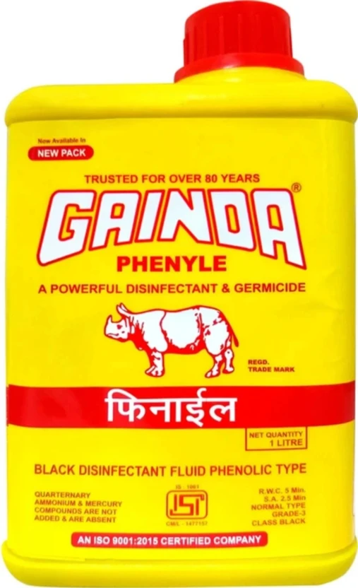 GAINDA Black Phenyl Disinfectant - A Powerful Germicide With Strong Aroma Original Flipkart sale